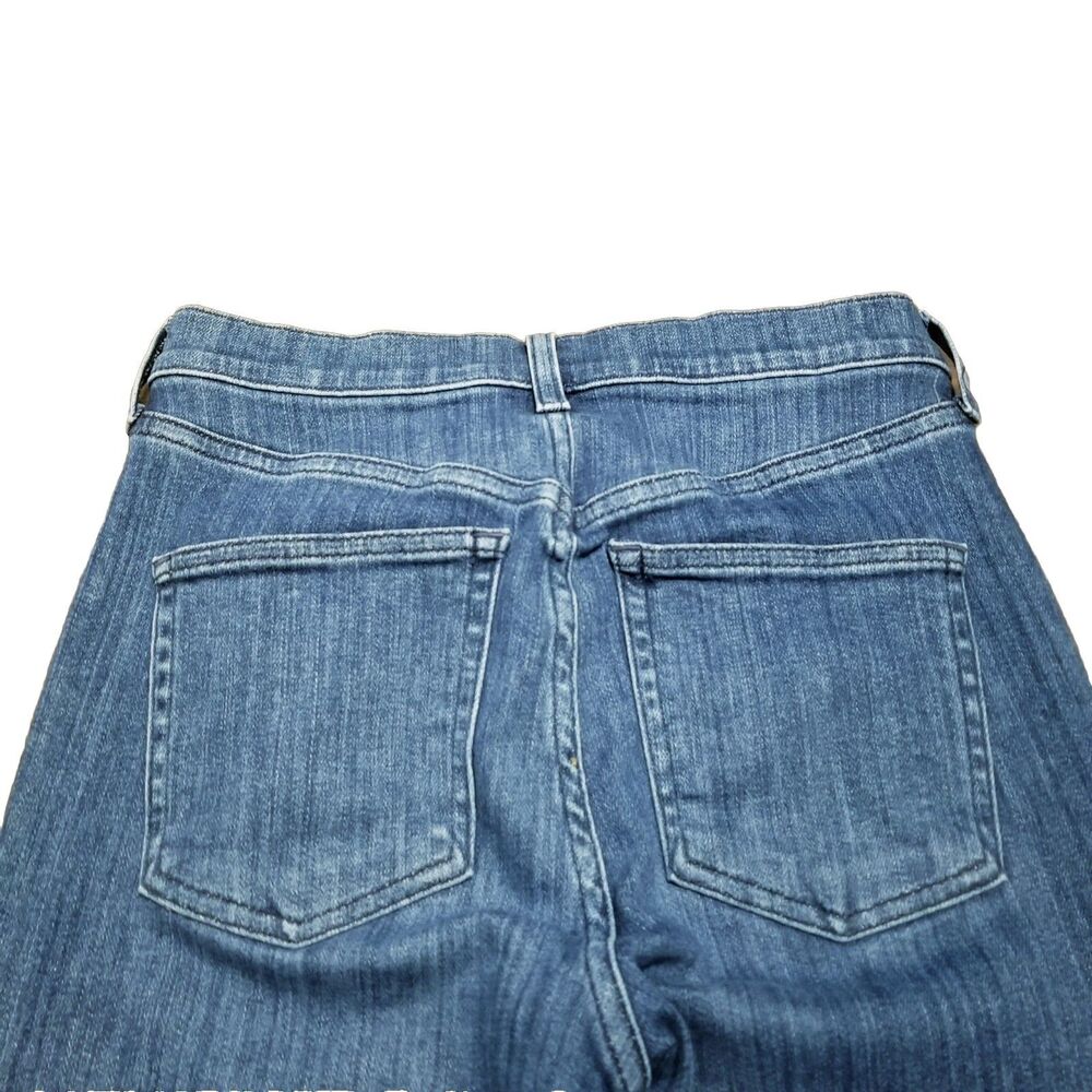 AYR The Pop Jeans Women's Size 26S Straight Leg Raw Hem Stretch Denim (27x25.5) - Picture 4 of 7
